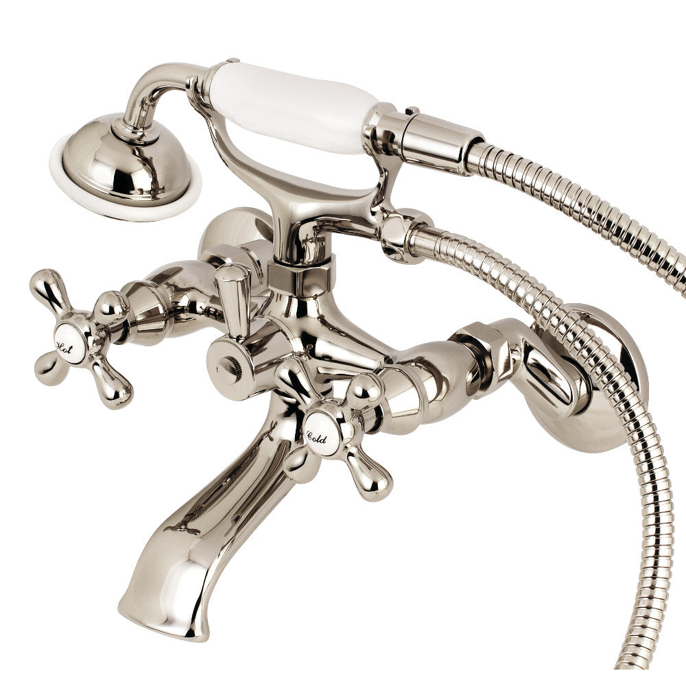 Tub Wall Mount Clawfoot Tub Faucet With Hand Shower