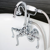 Royale Wall Mount Clawfoot Tub Faucet