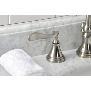 Century Widespread Bathroom Faucet With Brass Pop Up