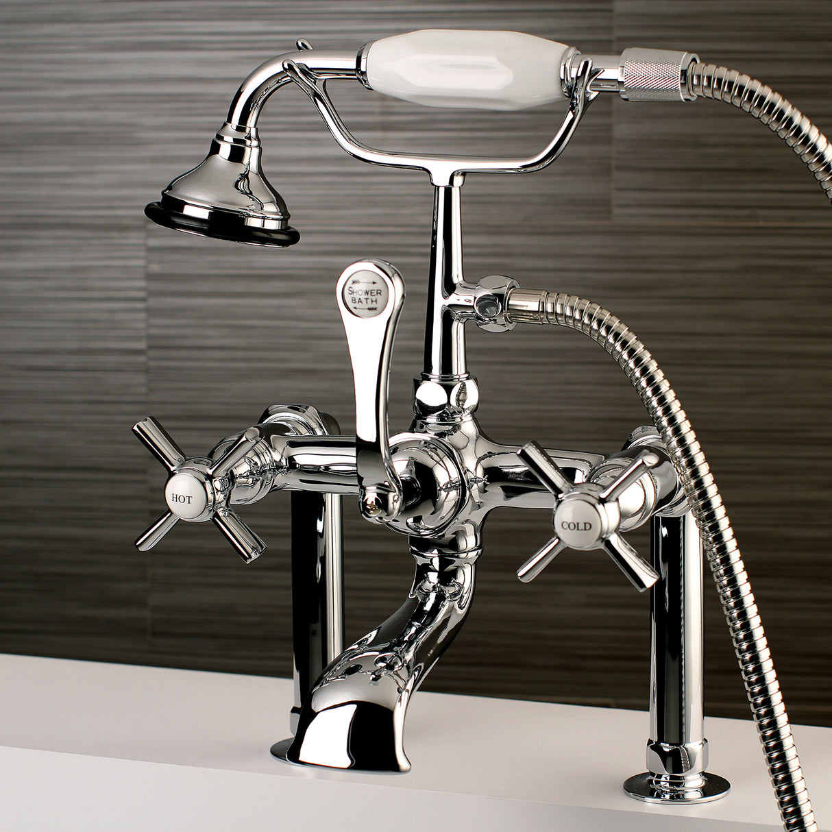 Millennium Deck Mount Clawfoot Tub Faucet