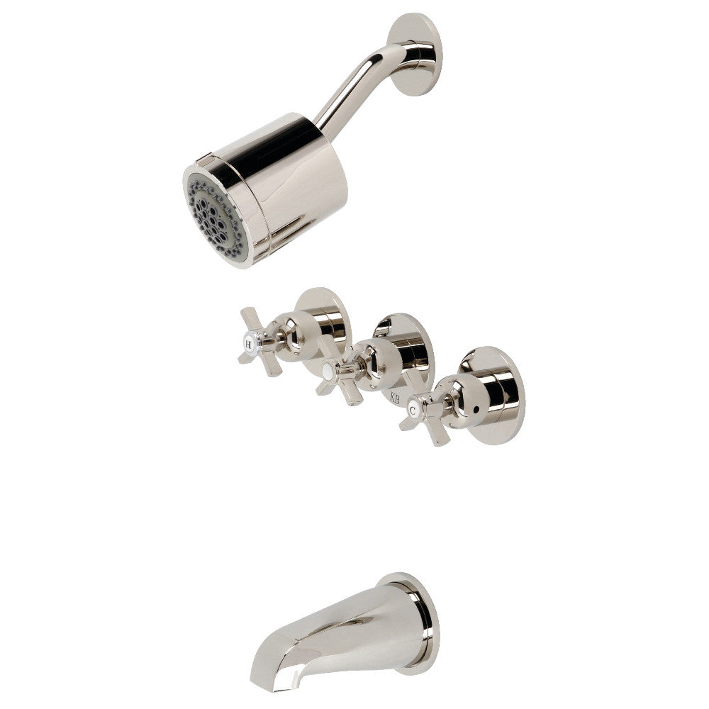 Millennium Three Handle Tub And Shower Faucet