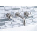 Millennium Two Handle Wall Mount Bathroom Faucet