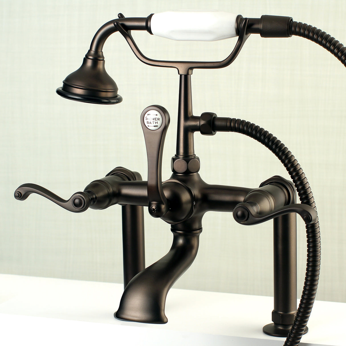 Royale Deck Mount Clawfoot Tub Faucet