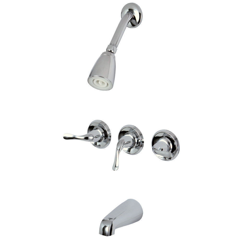 Yosemite Three Handle Tub Shower Faucet