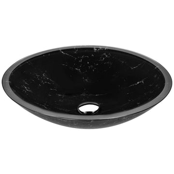 Marbled Black Vessel Sink - Lepea Series