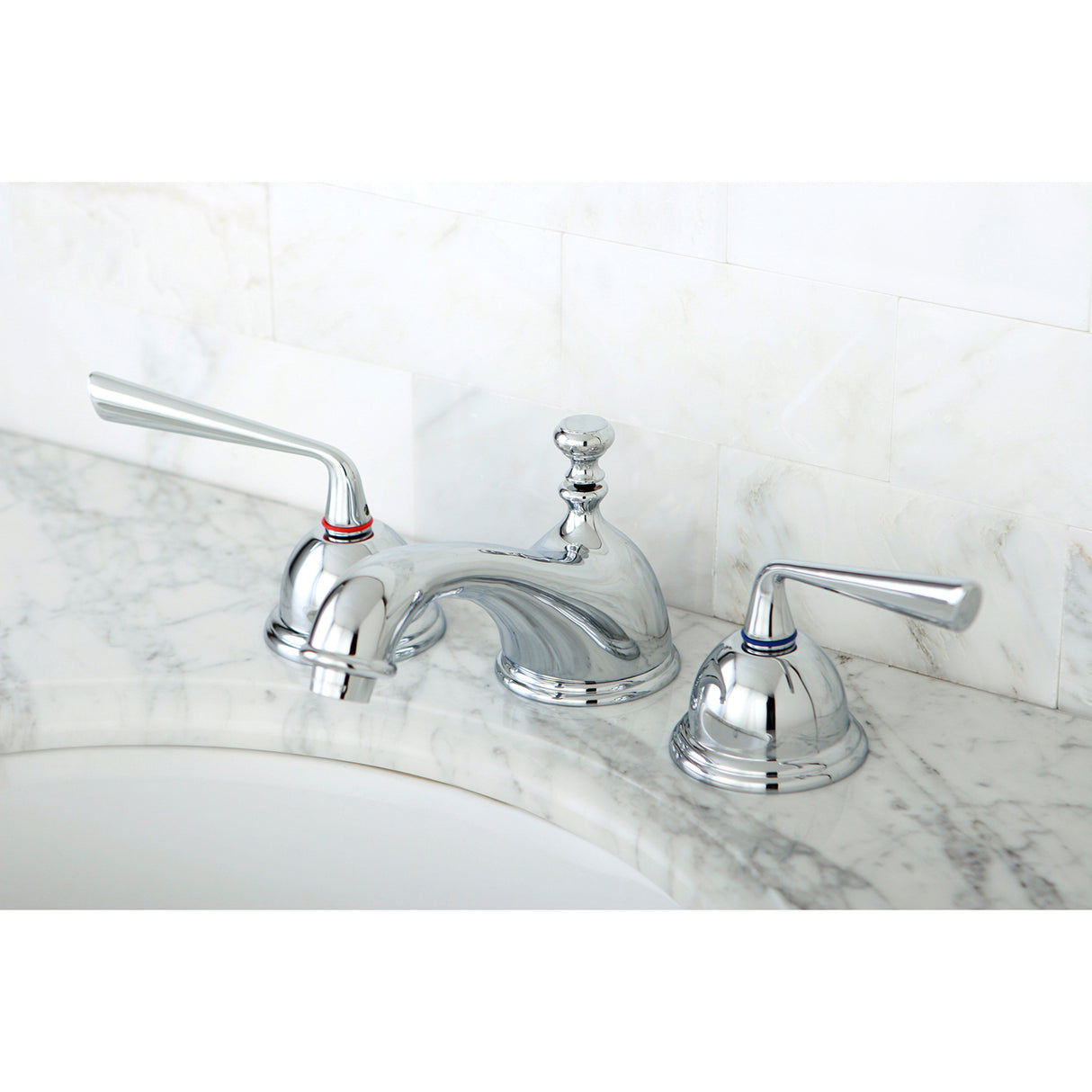 Silver-Sage 8 inch Widespread Bathroom Faucet