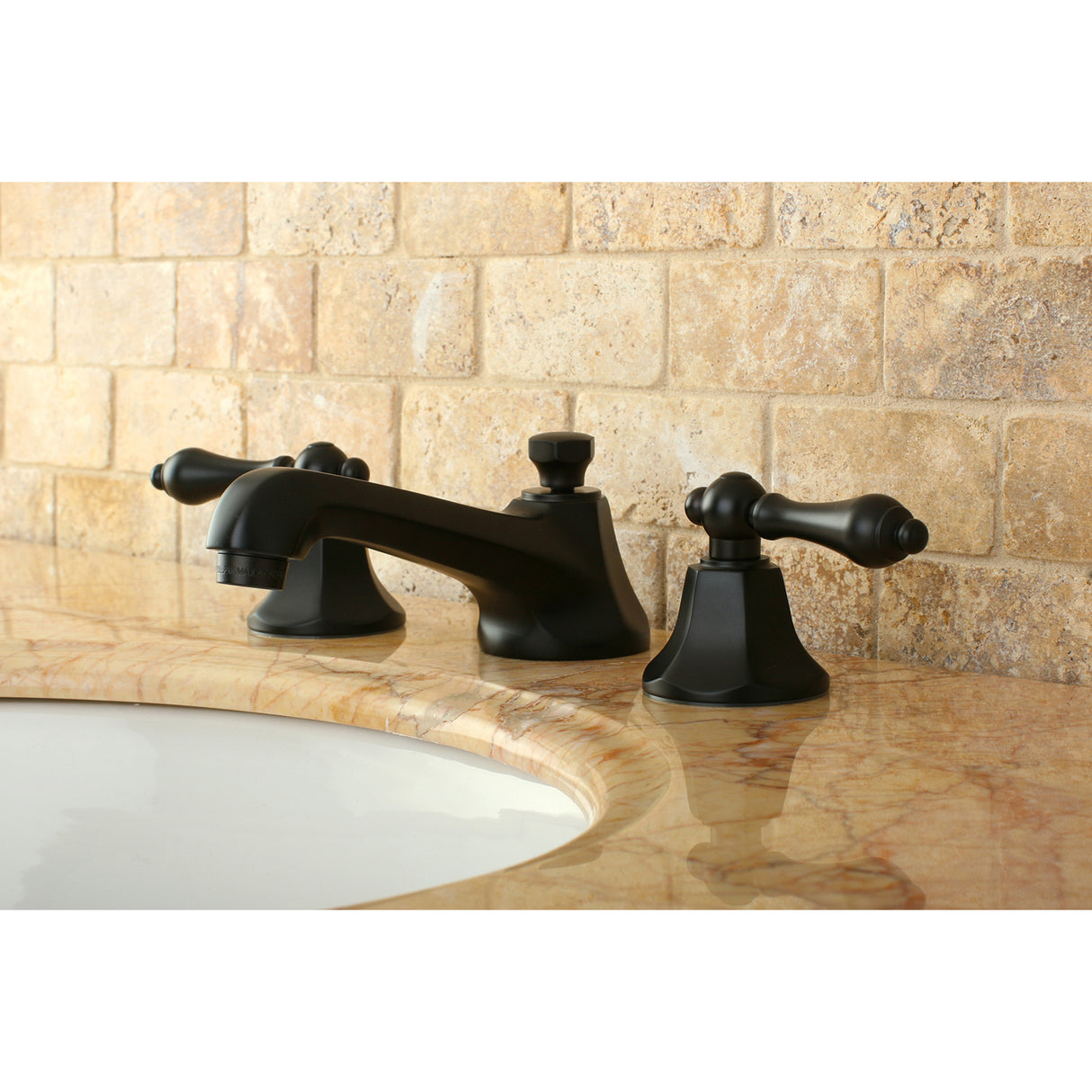 Metropolitan 8" Widespread Bathroom Faucet In Deck Mount