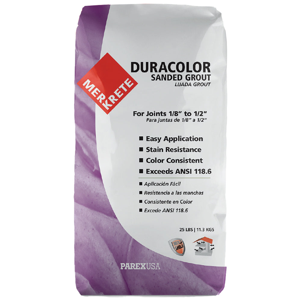 Merkrete Duracolor Sanded Grout Latte  - 25 lb