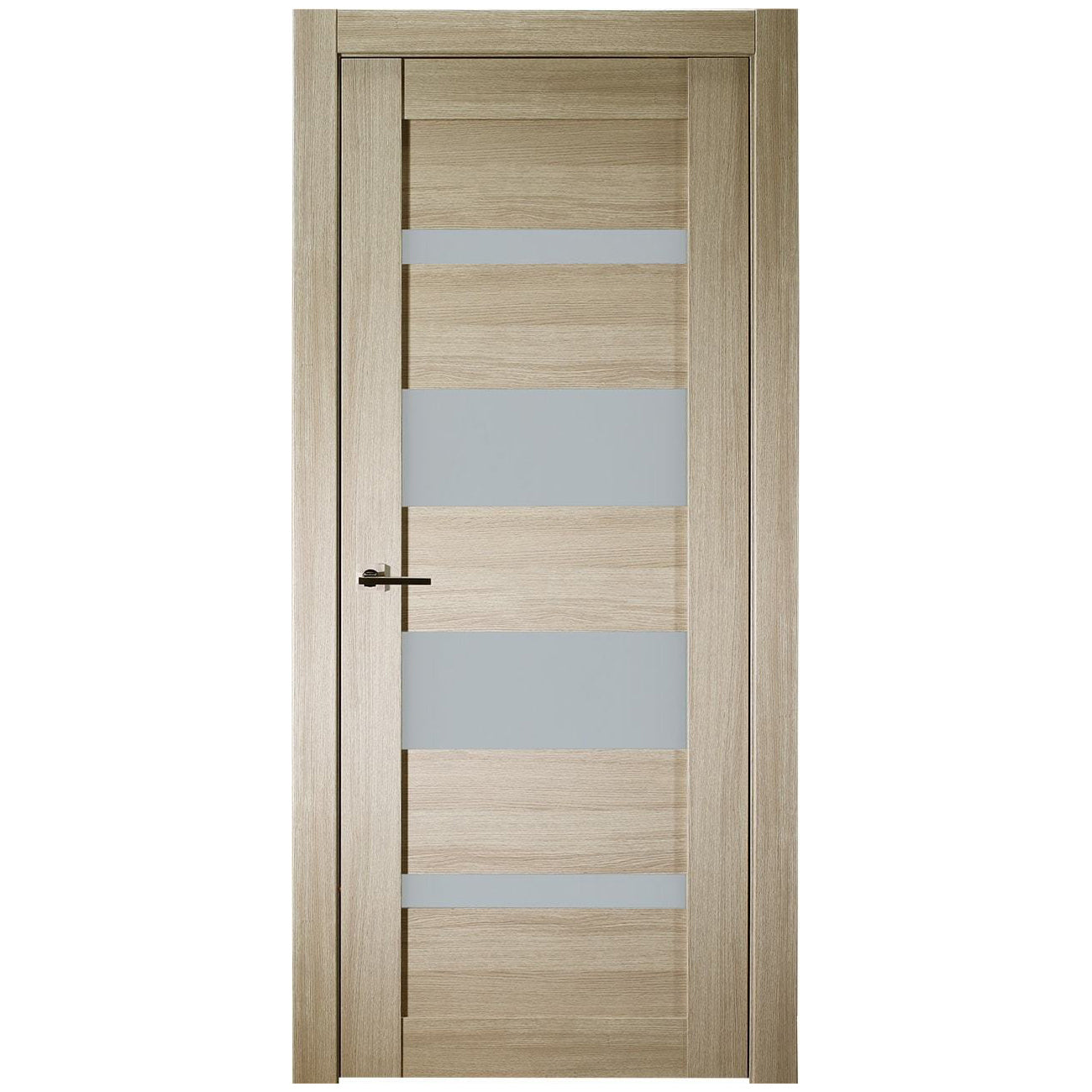 Mirella Vetro Interior Door in Shambor Finish