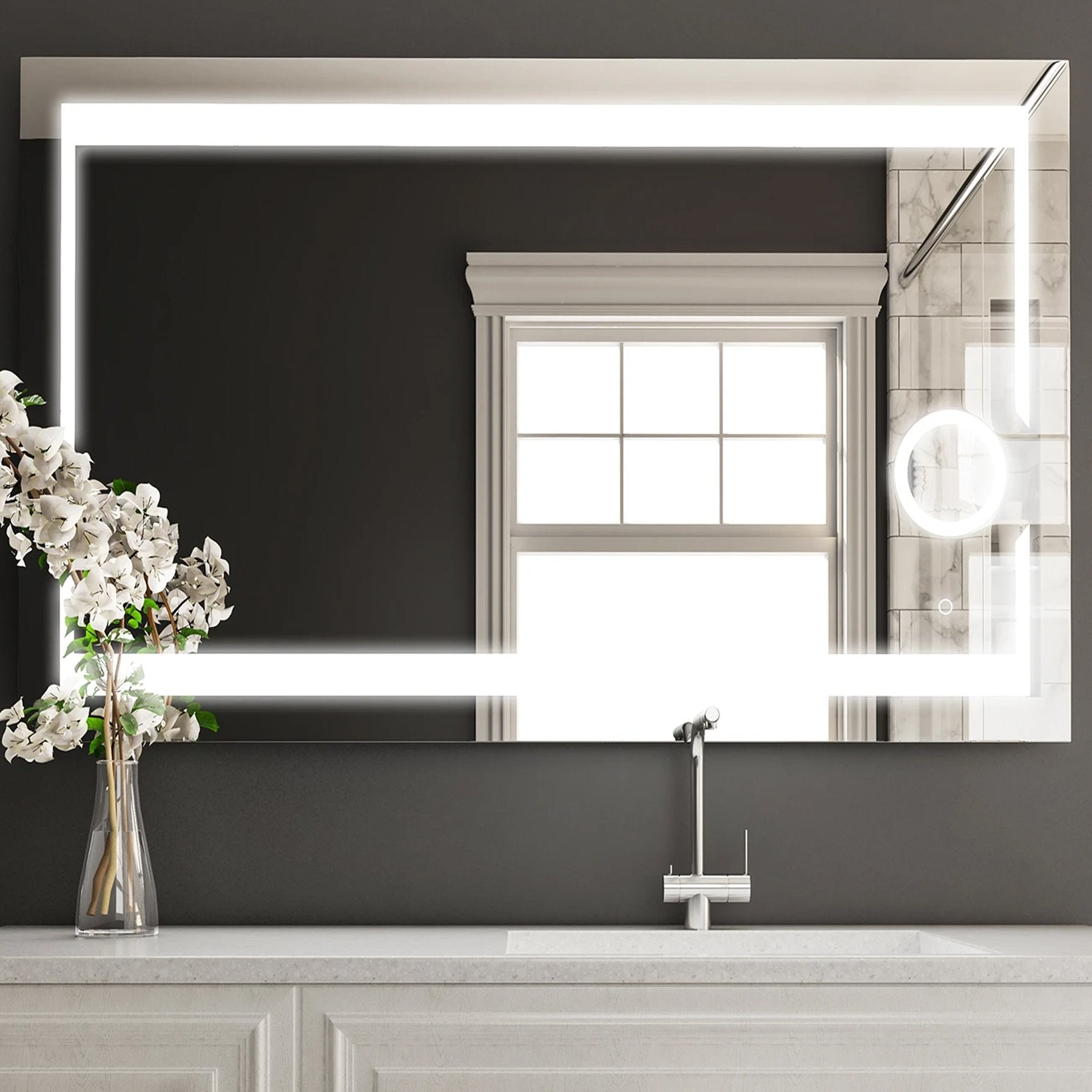 Beyond LED Technology LED Bathroom Lighted Mirror