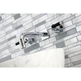 Kaiser Easy Clean Two Handle Two-handle 3-Hole Wall Mount Bathroom Sink Faucet