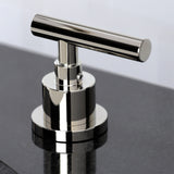 Manhattan Widespread Bathroom Faucet with Brass Pop-Up