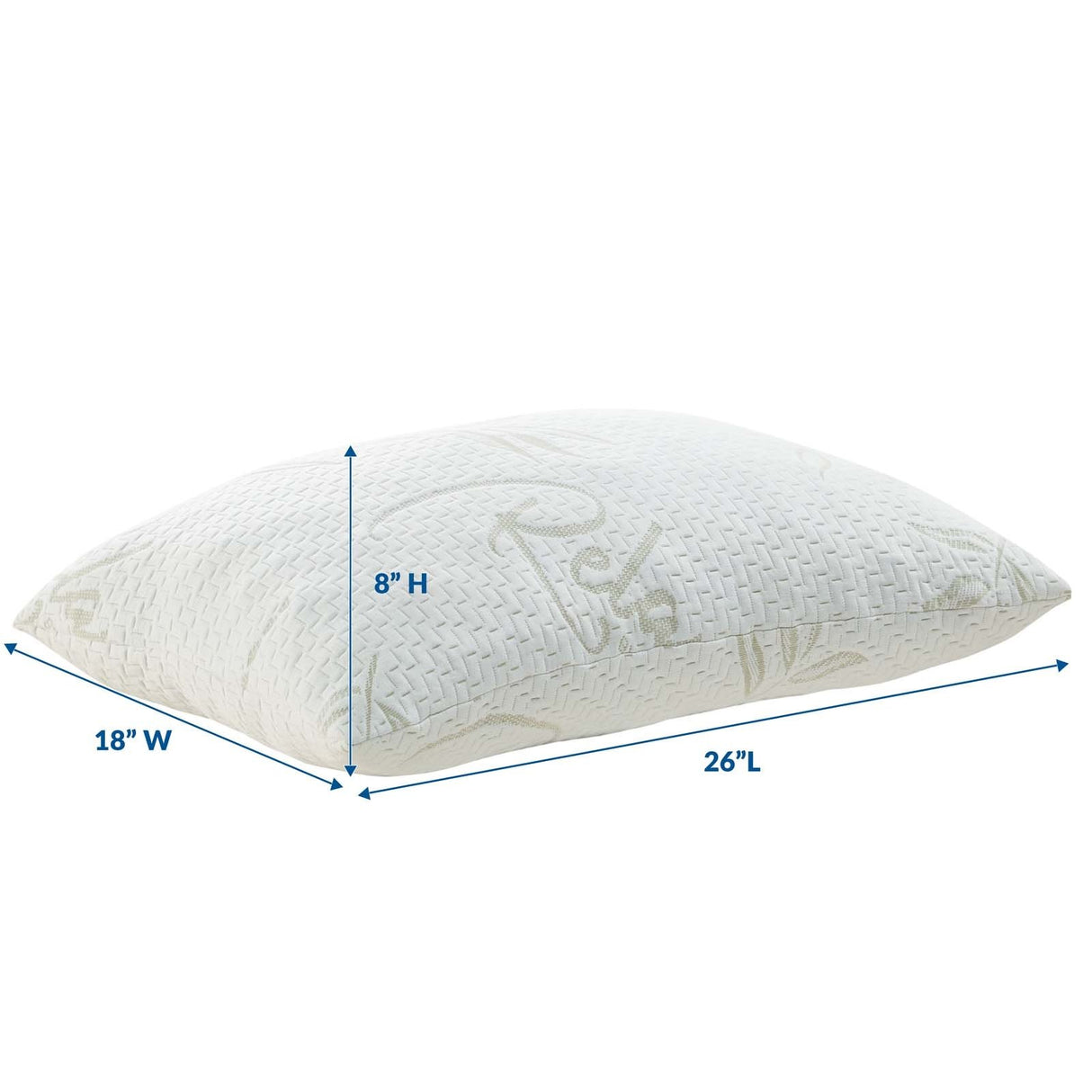 Relax Standard Pillow in White - BUILDMYPLACE