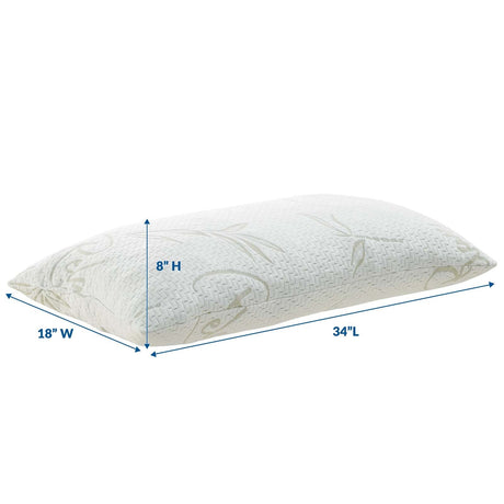 Relax Standard Pillow in White - BUILDMYPLACE
