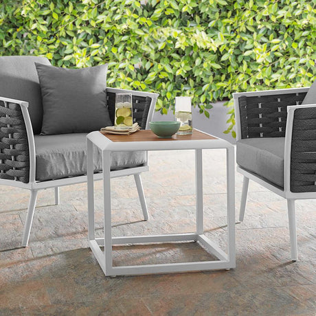 Stance Outdoor Patio Aluminum Side Table - BUILDMYPLACE