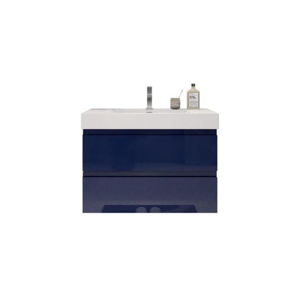 Fusion Floating / Wall Mounted Bathroom Vanity with Acrylic Sink