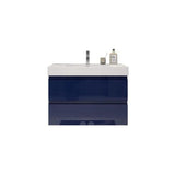 Fusion Floating / Wall Mounted Bathroom Vanity with Acrylic Sink