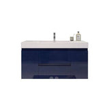 Fusion Floating / Wall Mounted Bathroom Vanity with Acrylic Sink