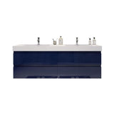 Fusion Floating / Wall Mounted Bathroom Vanity with Acrylic Sink