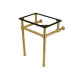 Templeton 24" x 20" Brass Console Sink Legs