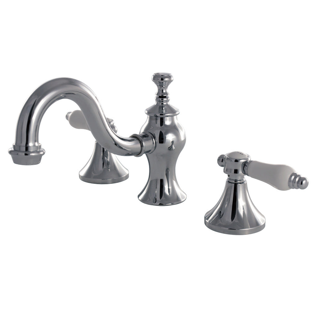 Widespread Lavatory Faucet With Brass Pop Up, 6.1 " In Spout Reach