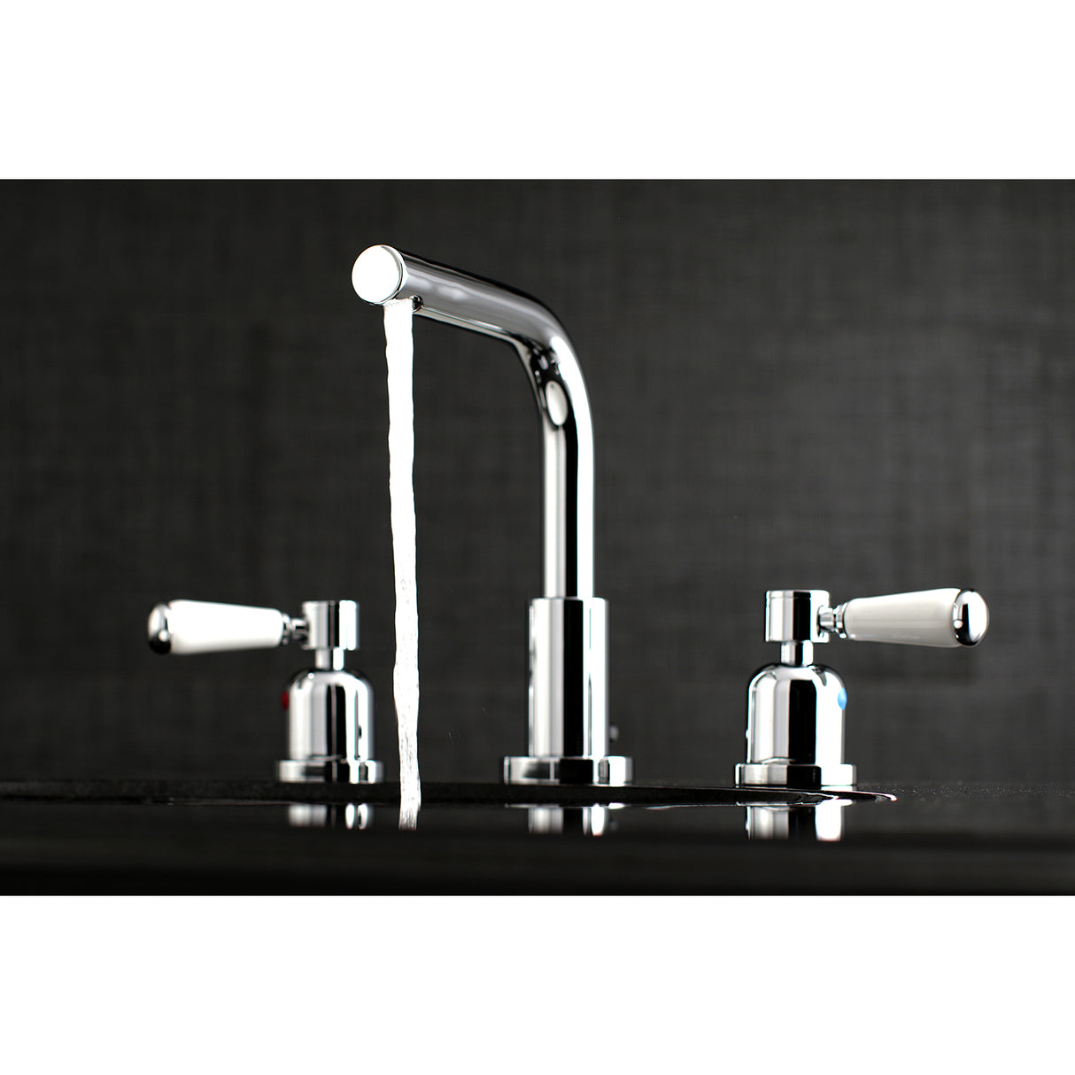 Paris Modern Widespread Bathroom Faucet, 8 Inch