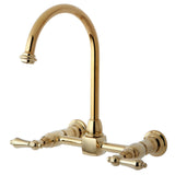 Traditional Wall Mount Bridge Kitchen Faucet