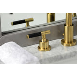 Kaiser Widespread Bathroom Faucet with Brass Pop-Up