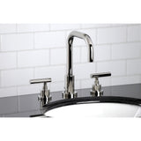 Manhattan Widespread Bathroom Faucet with Brass Pop-Up