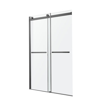 Kahn Series 48 In. W x 76 In. H Frameless Sliding Glass Shower Door with 8mm & Tempered Glass