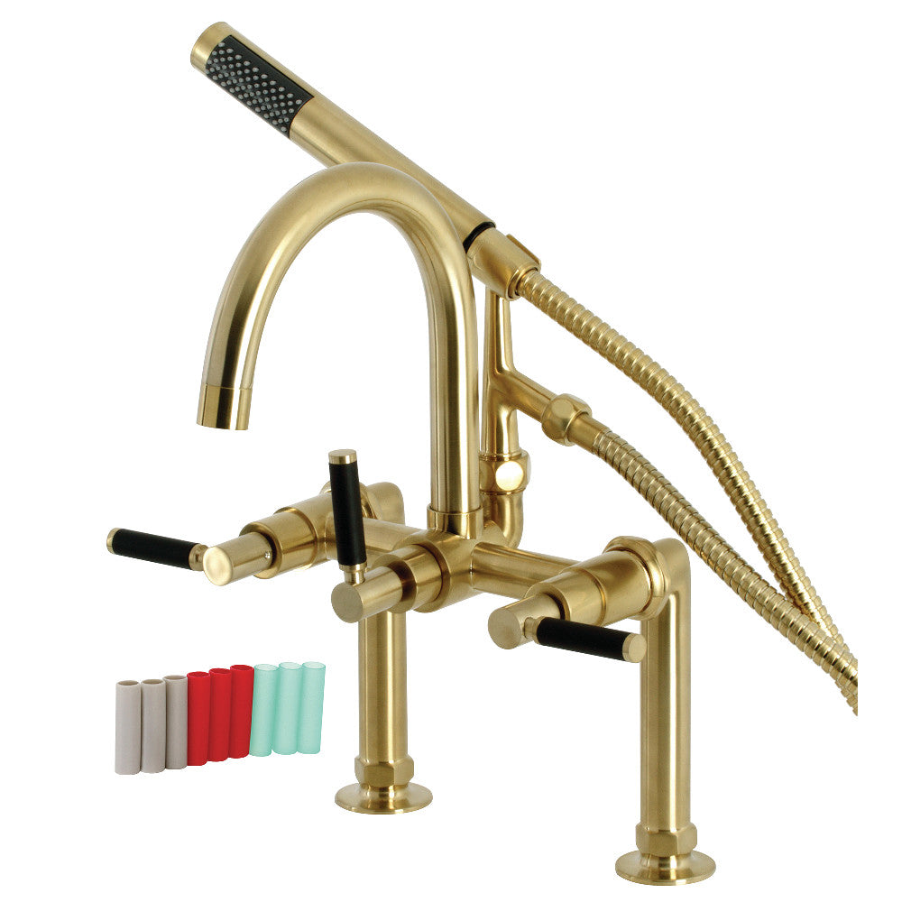 Kaiser 7" Deck Mount Clawfoot Tub Faucet