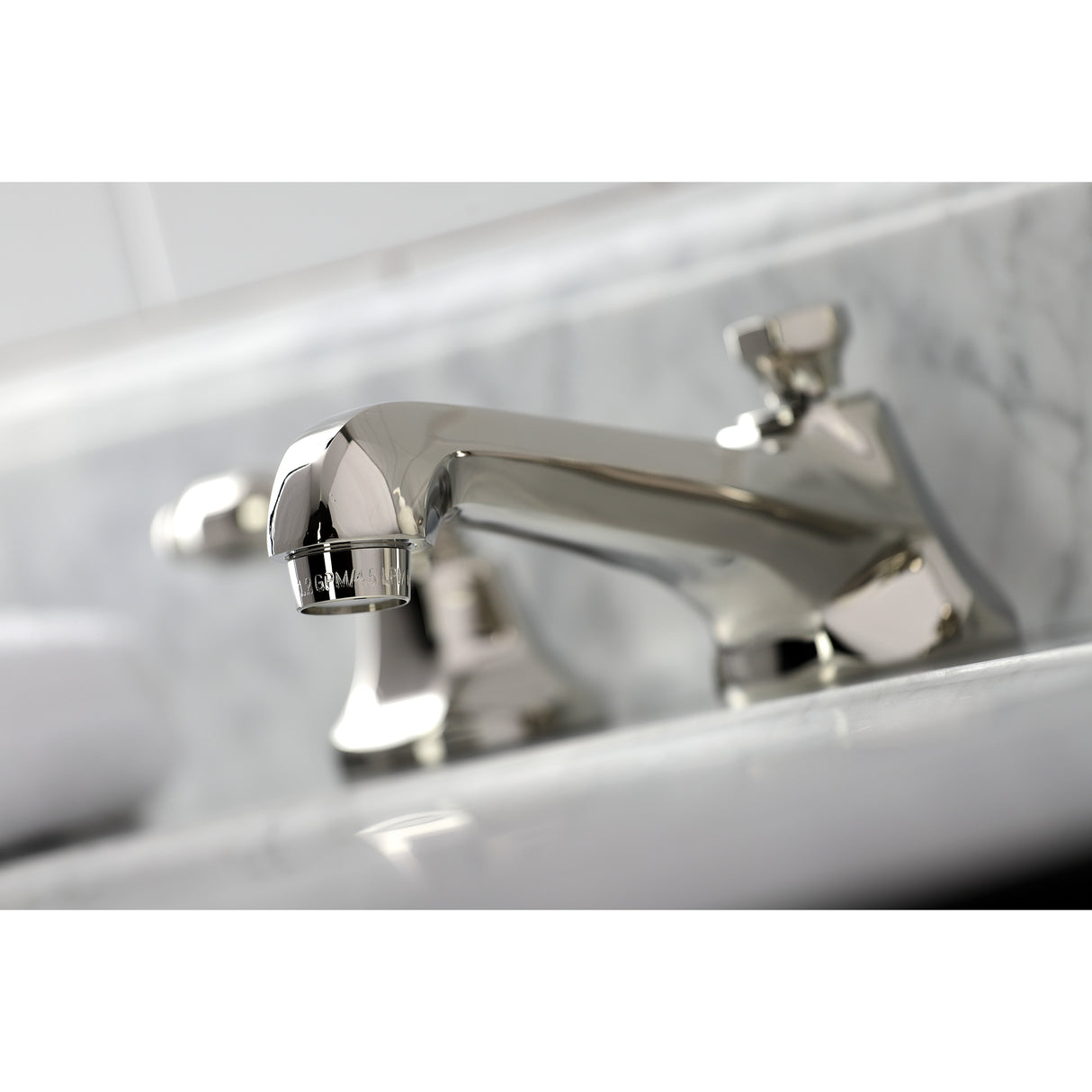 Tudor Traditional 8 inch Widespread Bathroom Faucet