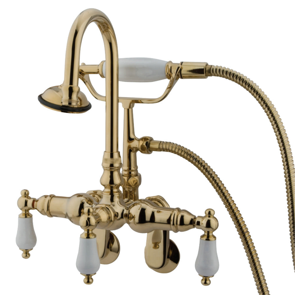 Vintage Adjustable Center Wall Mount Tub Faucet