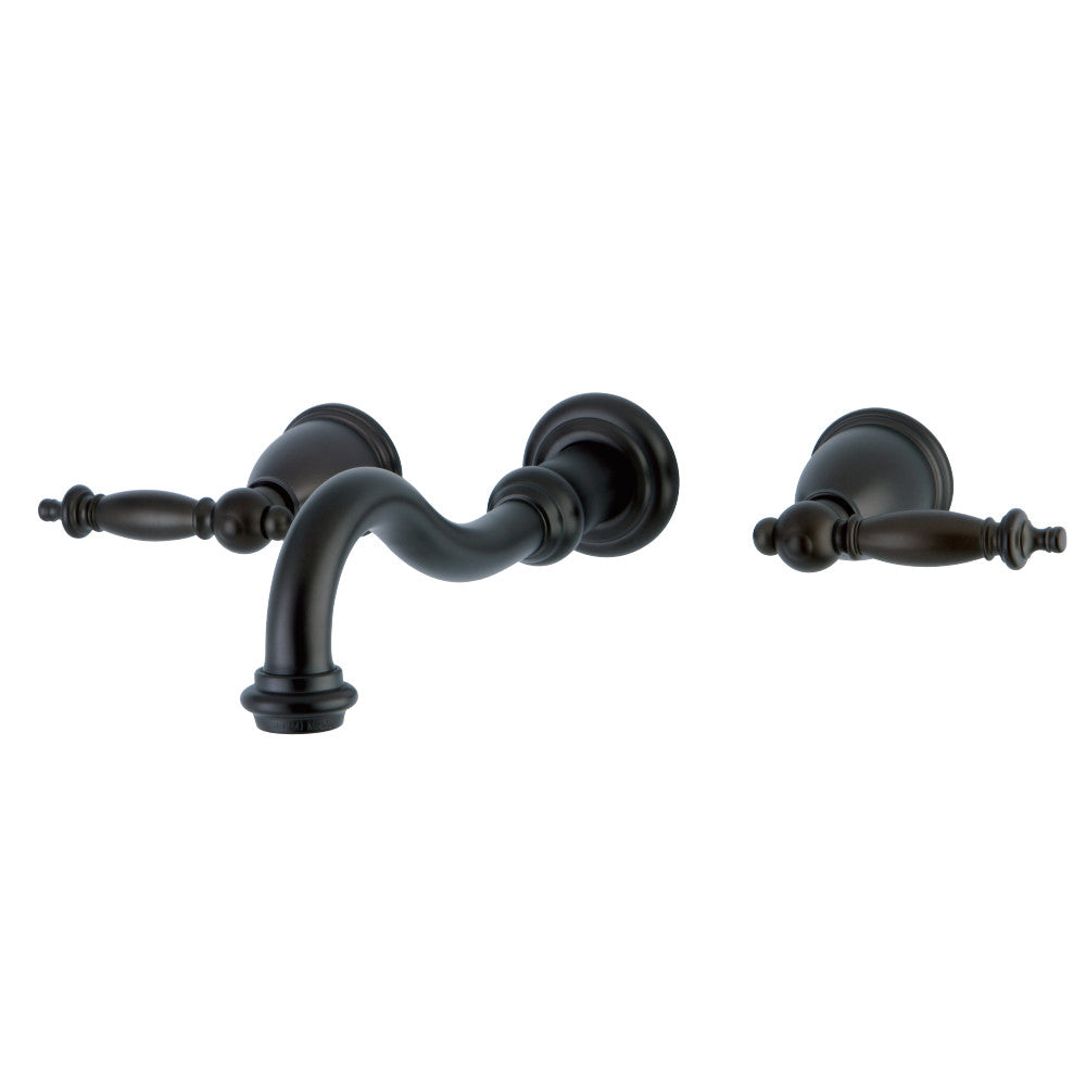 Templeton Two-handle 3-Hole Wall Mount Bathroom Sink Faucet