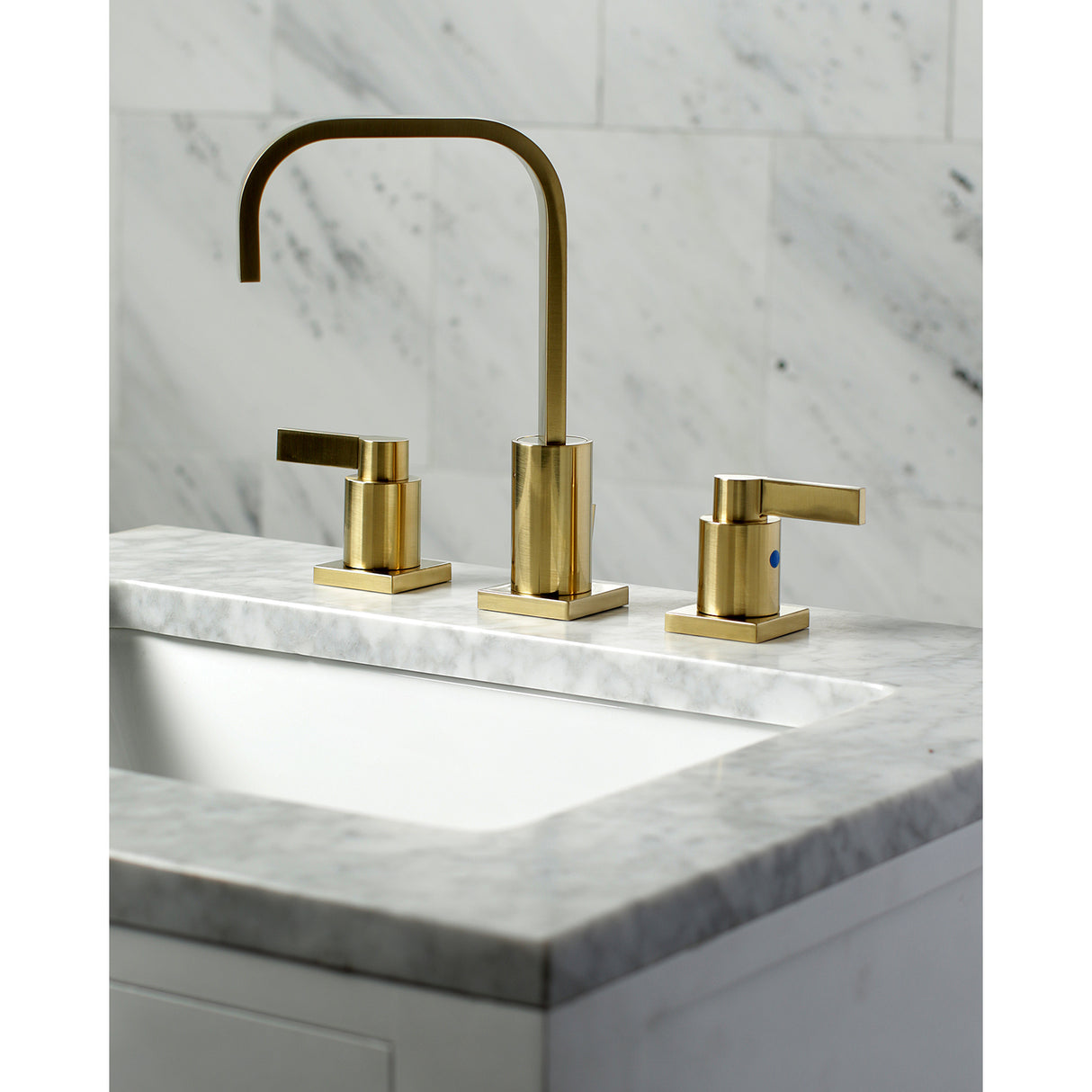 NuvoFusion Widespread Modern Bathroom Faucet