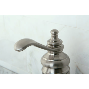 Templeton 4 In. Single Handle Single Hole Deck Mount Bathroom Sink Faucet with Push pop-up
