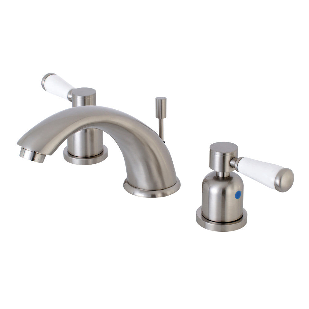 Modern Widespread Bathroom Faucet, 8 Inch