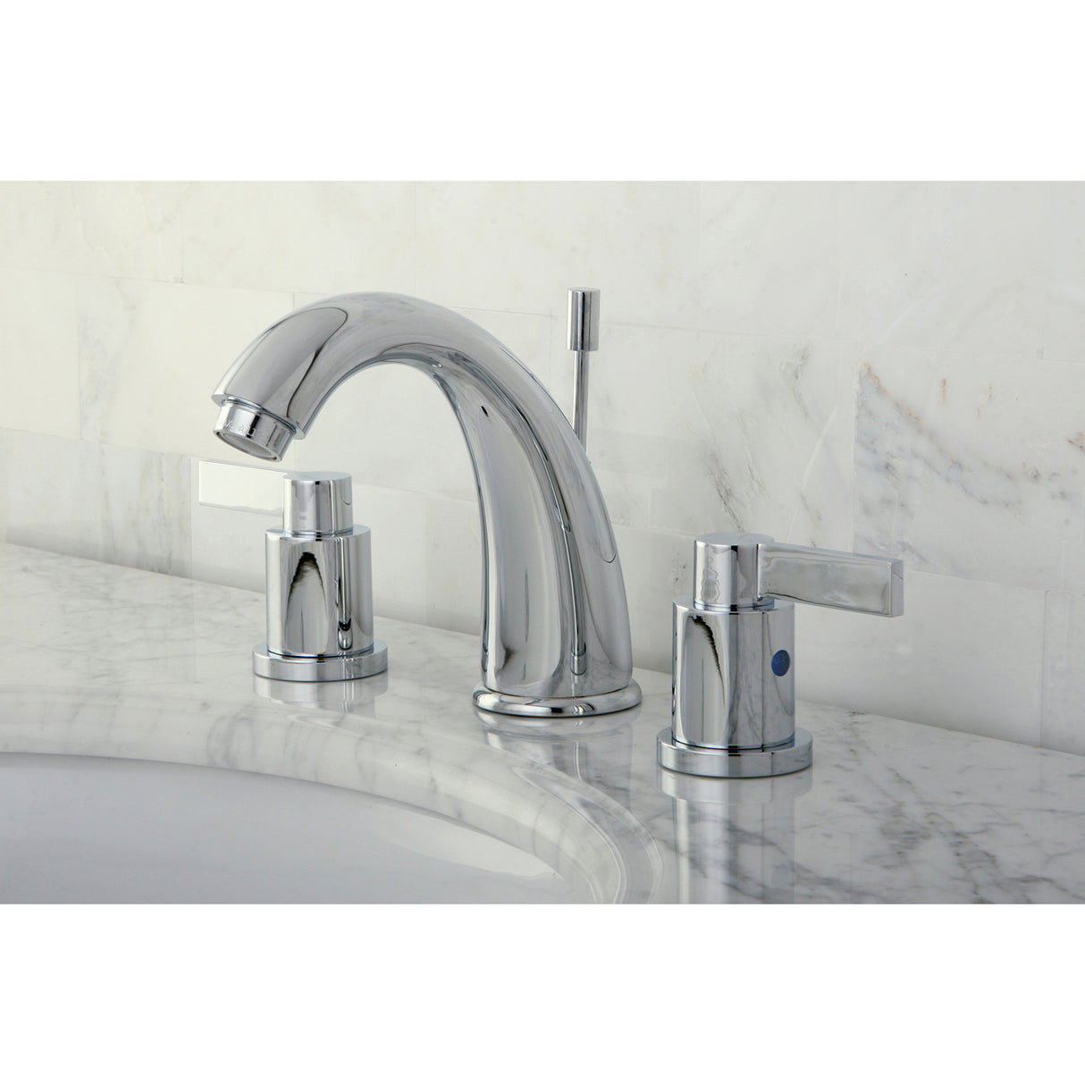 NuvoFusion 8 inch Modern Widespread Bathroom Faucet