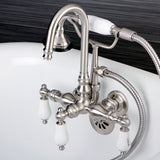 Vintage Clawfoot Tub Faucet With Hand Shower