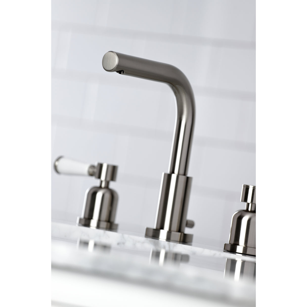 Paris Modern Widespread Bathroom Faucet, 8 Inch