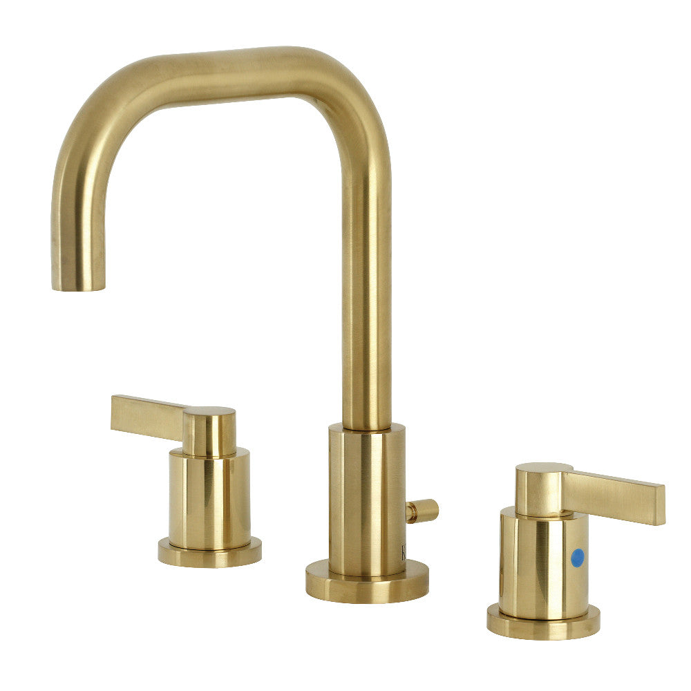 NuvoFusion Widespread Bathroom Faucet With Brass Pop Up