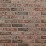 Noble Red Clay Tumbled Floor and Wall Brick Tile 11" x 28" - (8.7 SQ FT/CTN)