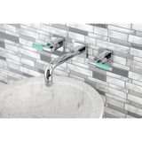 Kaiser Easy Clean Two Handle Two-handle 3-Hole Wall Mount Bathroom Sink Faucet