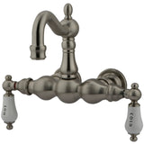 Vintage 3.38" Wall Mount Tub Faucet