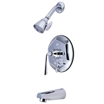 Silver Sage Single Lever Handle Pressure Balance Washerless Cartridge Tub & Shower Faucet