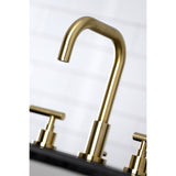 Manhattan Widespread Bathroom Faucet with Brass Pop-Up