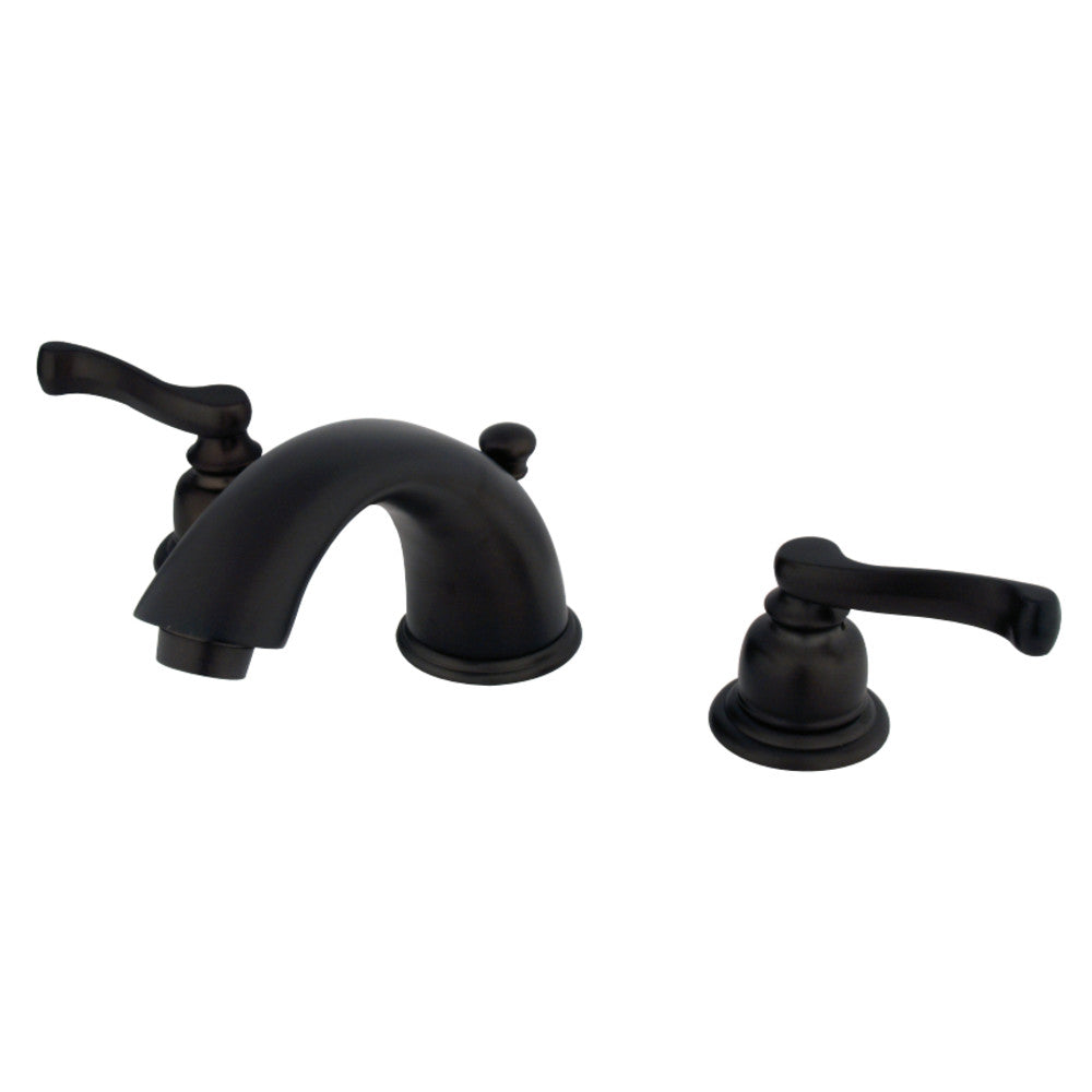 Vintage Two-handle 3-Hole Deck Mount Widespread Bathroom Sink Faucet