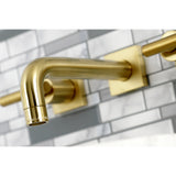 Manhattan Two-Handle Wall Mount Bathroom Faucet