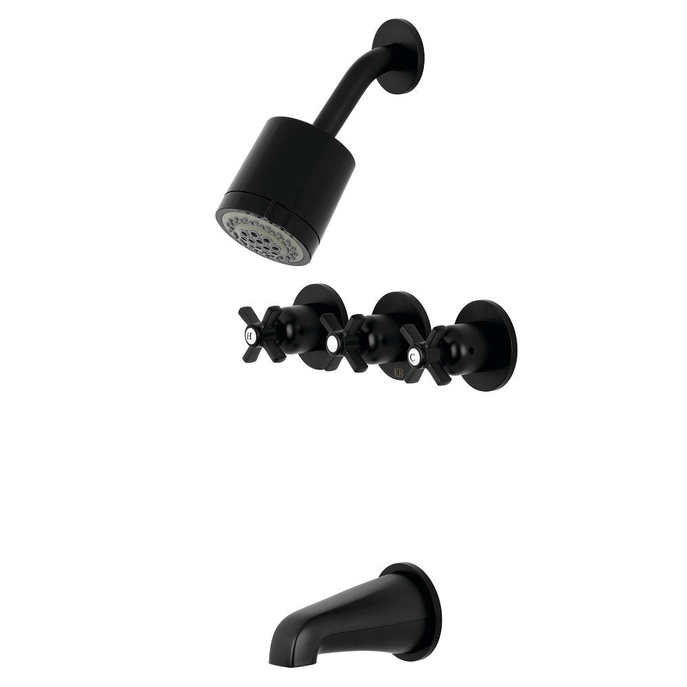 Millennium Three Handle Tub And Shower Faucet