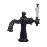 Nautical Single-Handle Bathroom Single Hole Deck Mount Faucet Sink Faucet with Push Pop Up